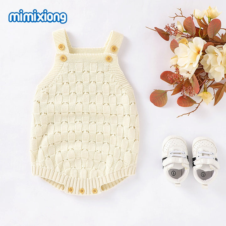 Newborn Solid Knit Bodysuits - Perfect for Baby Boys and Girls - Totostore