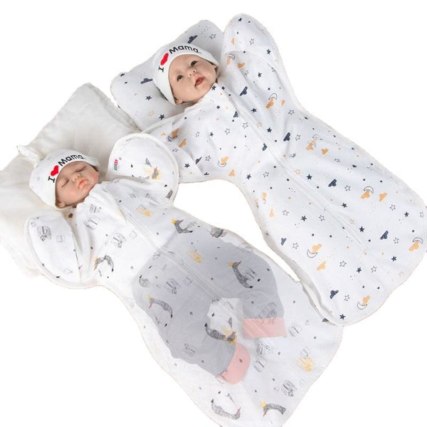 Baby Cotton Anti Kick Printed Sleeping Bag Baby - Totostore