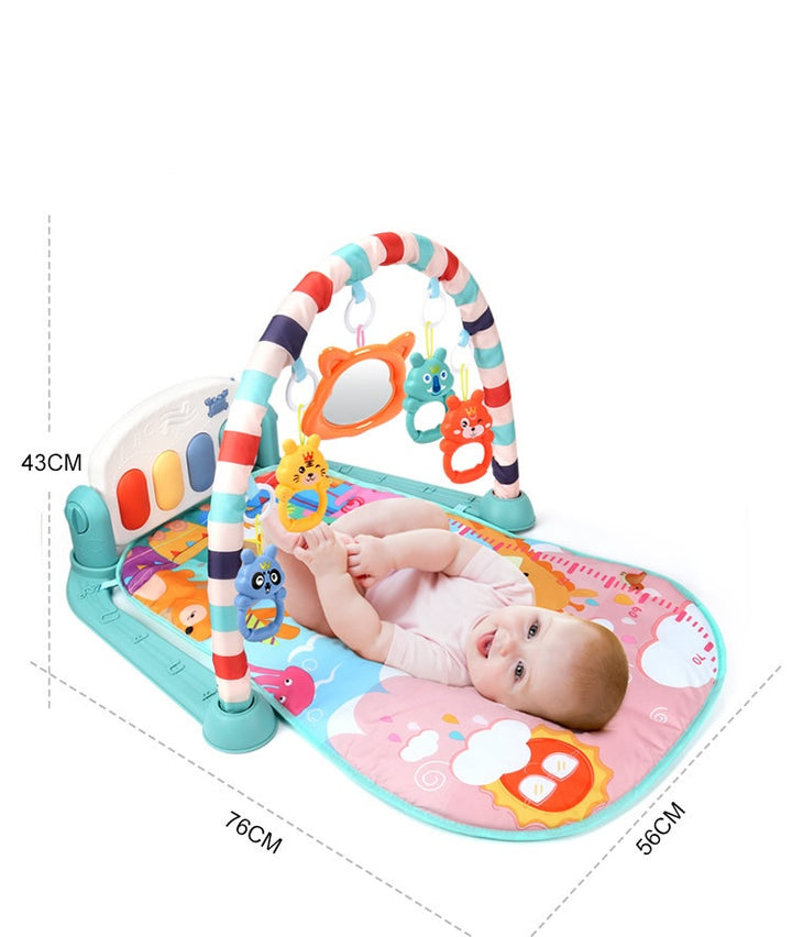 Baby Fitness Frame Pedal Piano - Developmental Fun Kids Toy with Music - Totostore