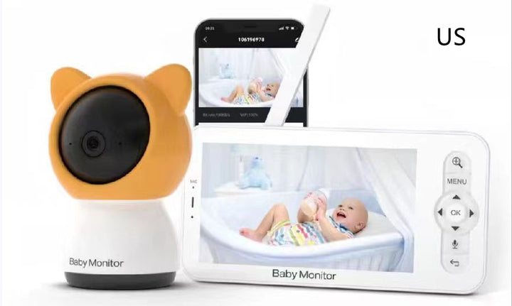 5-Inch HD Wireless Baby Monitor - Perfect for Peaceful Parenting - Totostore