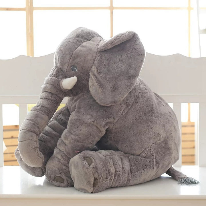 Plush Elephant Sleep Buddy - Soft Comfort Toy for Baby Handmade with Leather Shell - Totostore