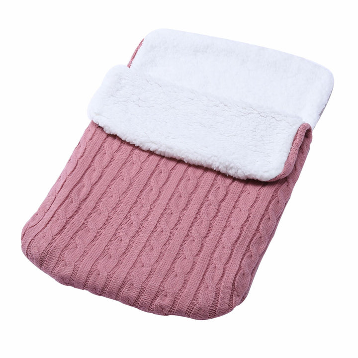 Cozy Fleece-lined Baby Stroller Sleeping Bag Knit Warm Thickened for Extra Comfort - Totostore