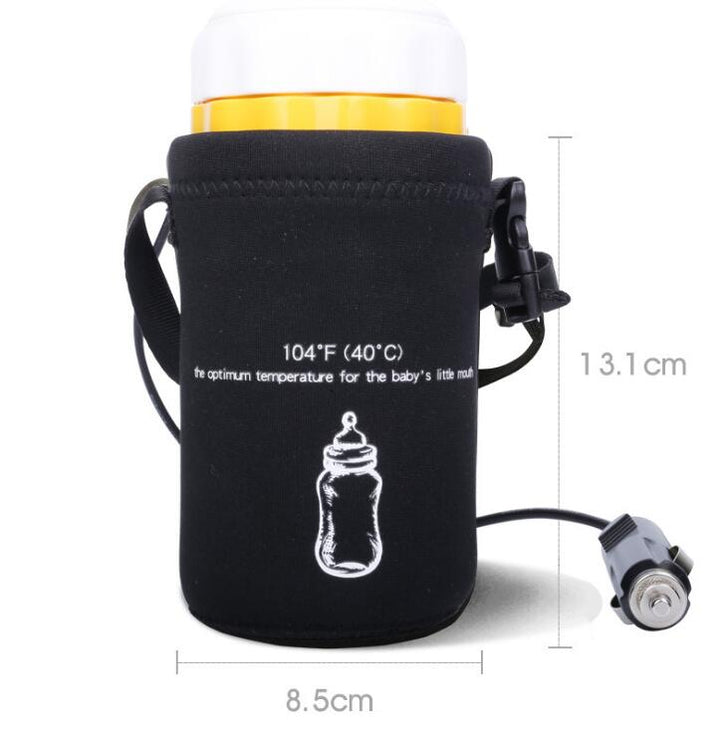 Portable 12V Car Bottle Warmer for Baby Feeding - Travel Cup Heater for Milk and Food - Totostore