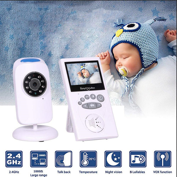 Wireless Baby Monitor - Clear Audio  Video Convenient Check-Ins Parent-Friendly Features