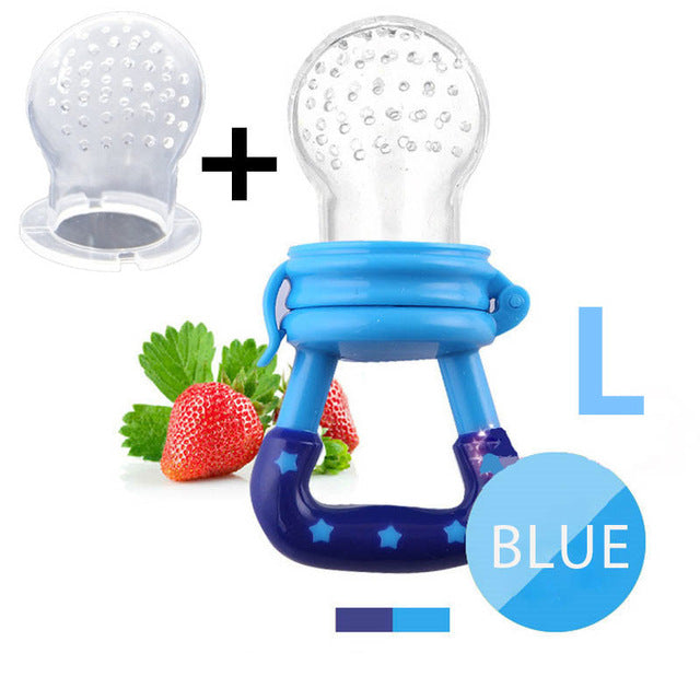 Safe and Fresh Baby Pacifier Feeder for Nibbling Fresh Food - Nipple Teat Bottles Ideal for Kids - Baby Supplies - Totostore