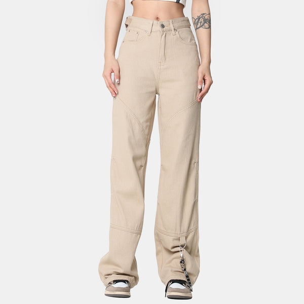 Versatile Straight Cargo Pants for Men and Women - Narrow Design  Optimal Comfort and Style