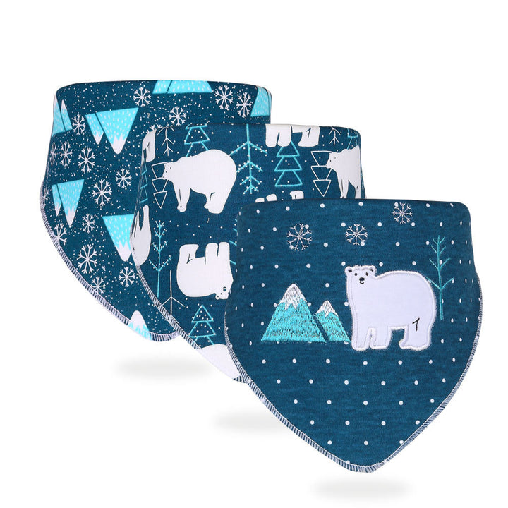 Soft Printed Cotton Saliva Towel for Babys Comfort - Practical and Adorable Design - Totostore