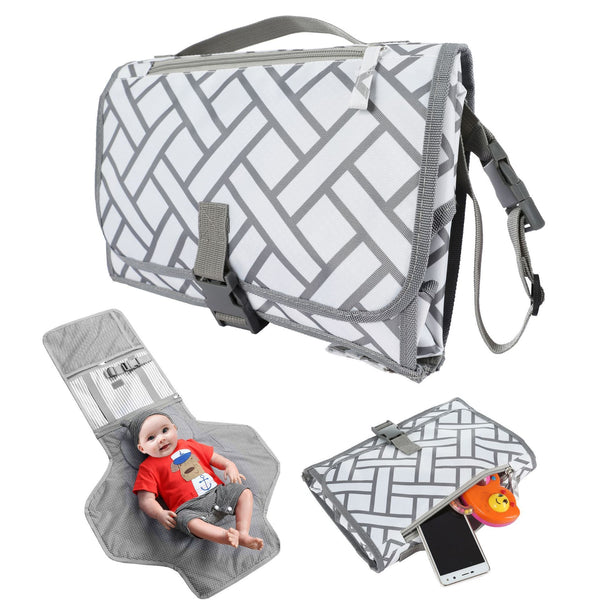 Waterproof Baby Diaper Changing Pad with Convenient Mommy Bag - Ideal for On-the-Go Changes - Totostore