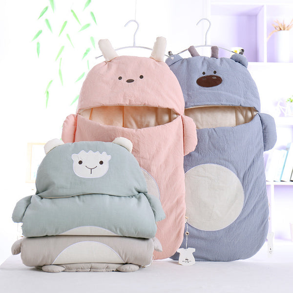 Adorable Cartoon Baby Sleeping Bag for a Peaceful Nights Sleep - Soft and Cozy Material Perfect for Infants and Toddlers - Totostore