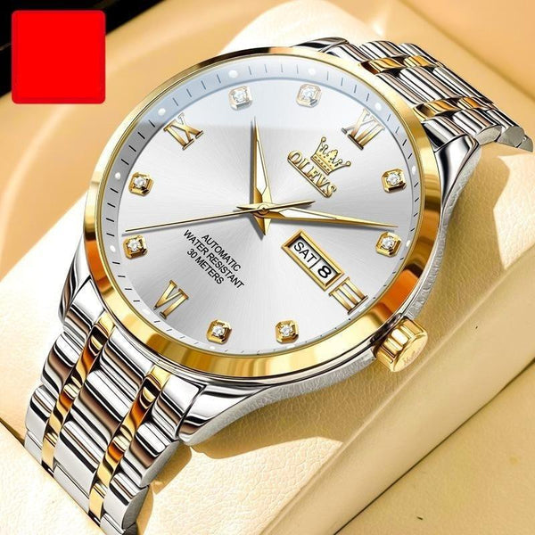 Waterproof Mens Automatic Mechanical Watch - Durable and Stylish Timepiece