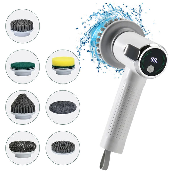 Smart Multifunctional Electric Cleaning Brush for Kitchen Sink - Waterproof Wireless Tool