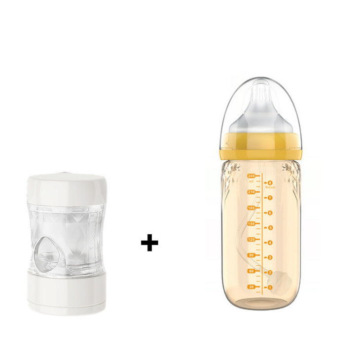 USB Constant Temperature Baby Feeding Bottle with Thermal Insulation Cover - Quick Flush Included - Totostore