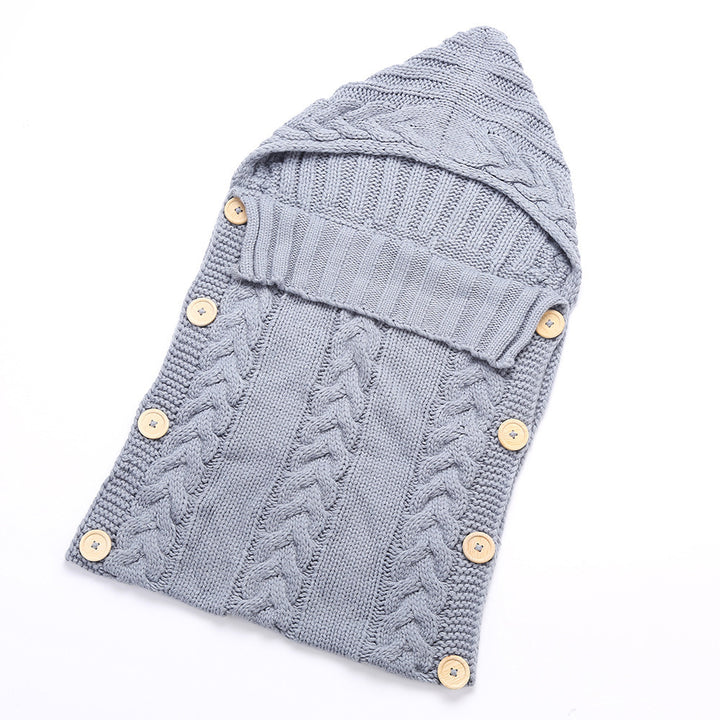 Cozy Knitted Baby Sleeping Bag - Soft and Warm for Infants and Toddlers - Nursery and Travel Use - Totostore