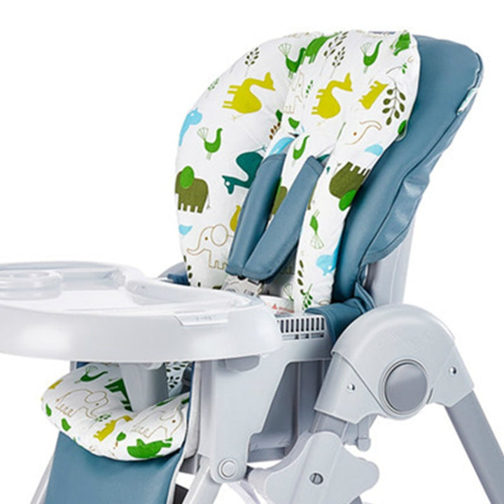 Chil d Highchair Cushion Pad Mat with Cotton Fabric Stroller Attachment - Totostore