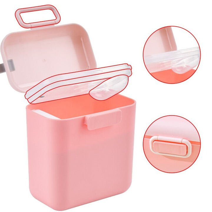 New Baby Milk Powder Portable Baby Food Storage Box Essential Cereal Infant Milk Powder Box Toddle Snacks Container - Totostore