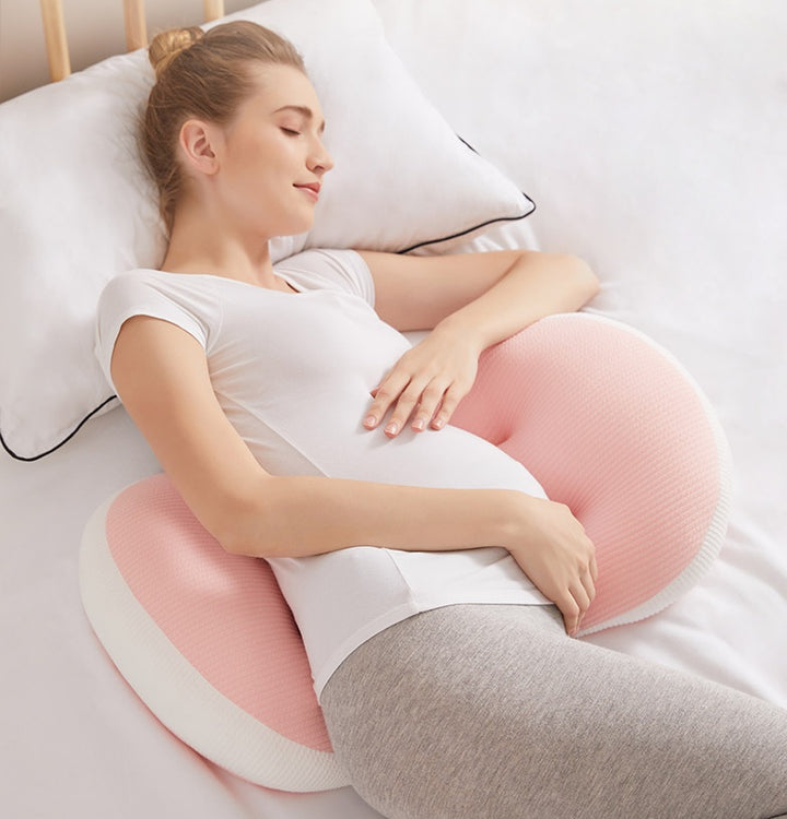 U-Shape Pregnancy Pillow for Side Sleepers Abdominal Support and Waist Protection for Expectant Mothers - Totostore