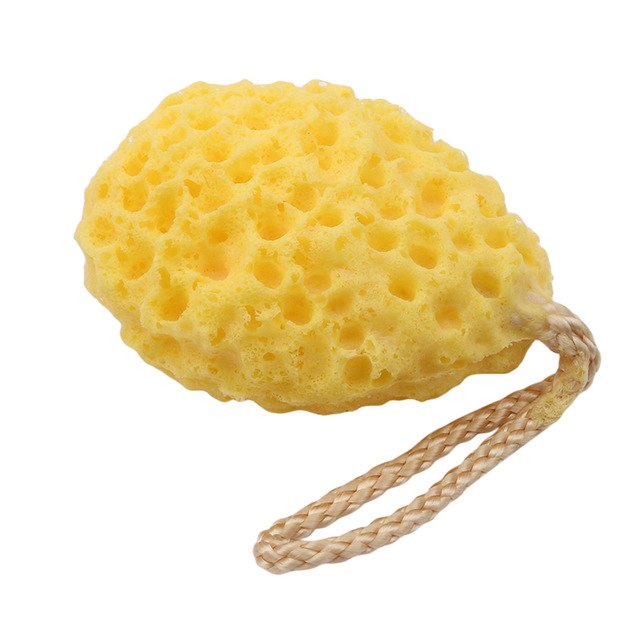 Honeycomb Newborn Baby Bath Sponge Brush - Massage Exfoliate Clean Babys Body and Face - Totostore