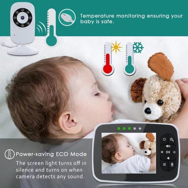 35 Inch Screen Baby Monitor - Perfect for Keeping an Eye on Your Little One Babymonitor - Totostore