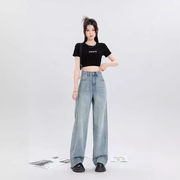 Super Soft Wide Leg Summer Jeans for Women - Comfortable and Stylish