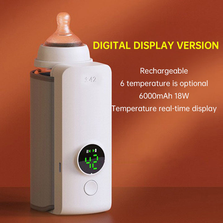 Portable USB Charging Bottle Warmer - Insulated Heating Bag for Milk and Water - Totostore