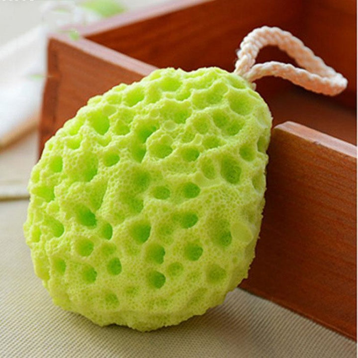 Honeycomb Newborn Baby Bath Sponge Brush - Massage Exfoliate Clean Babys Body and Face - Totostore