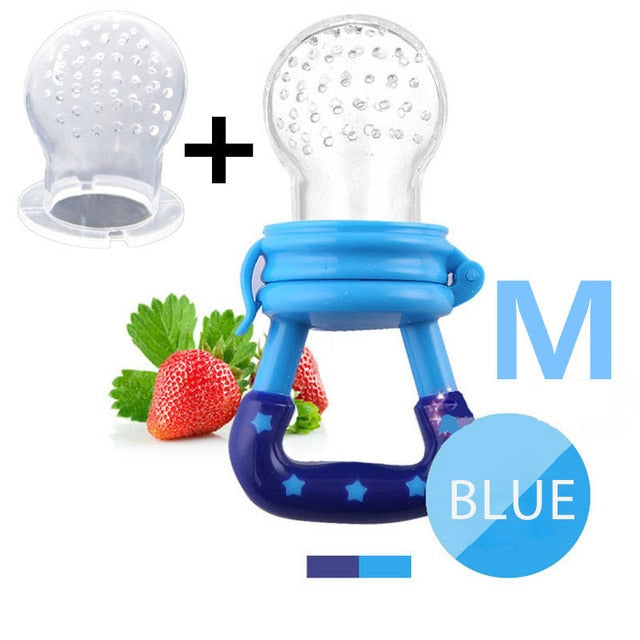 Safe and Fresh Baby Pacifier Feeder for Nibbling Fresh Food - Nipple Teat Bottles Ideal for Kids - Baby Supplies - Totostore