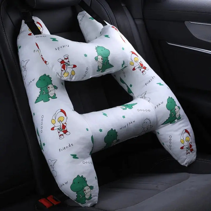 Kids Car Travel Pillow - Comfort for Little Ones on the Go Perfect for Road Trips Airplane Rides or Daily Commutes - Totostore