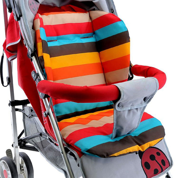 baby stroller Thick Colorful Baby Infant floor mat Breathable Stroller Padding Liner Car Seat Pushchair Pram Cushion Cotton Mat - Totostore