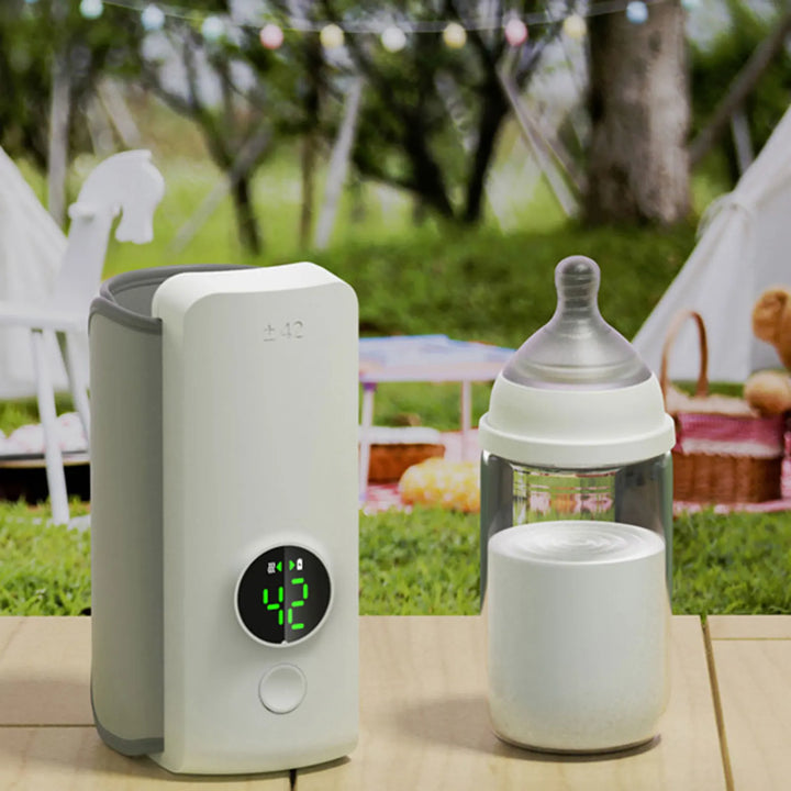 Rechargeable Digital Bottle Warmer USB Charging for Picnics and Camping - Totostore