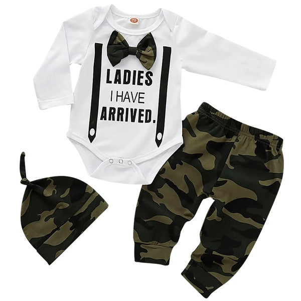 Essential 3-Piece Newborn Boy Clothes Set Adorable Outfit for Babys First Wardrobe - Totostore