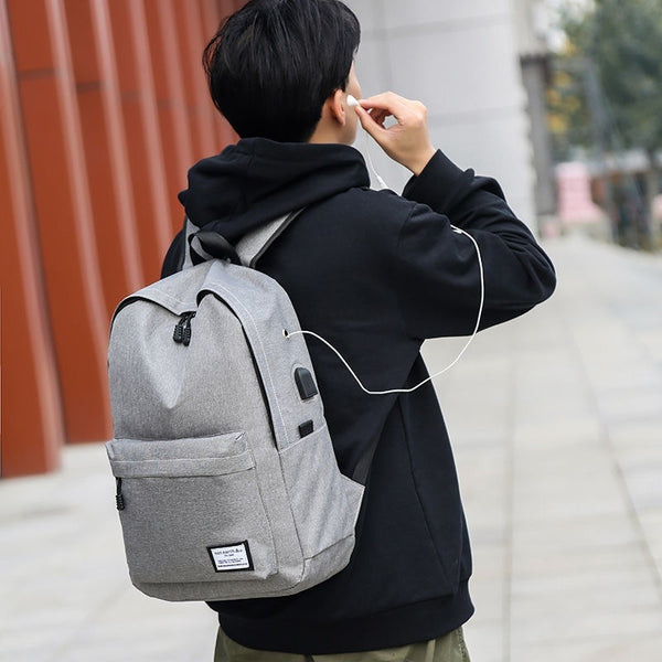 Korean-Style Backpack for Middle School Students - Large Capacity for Men and Women - Ideal for Travel