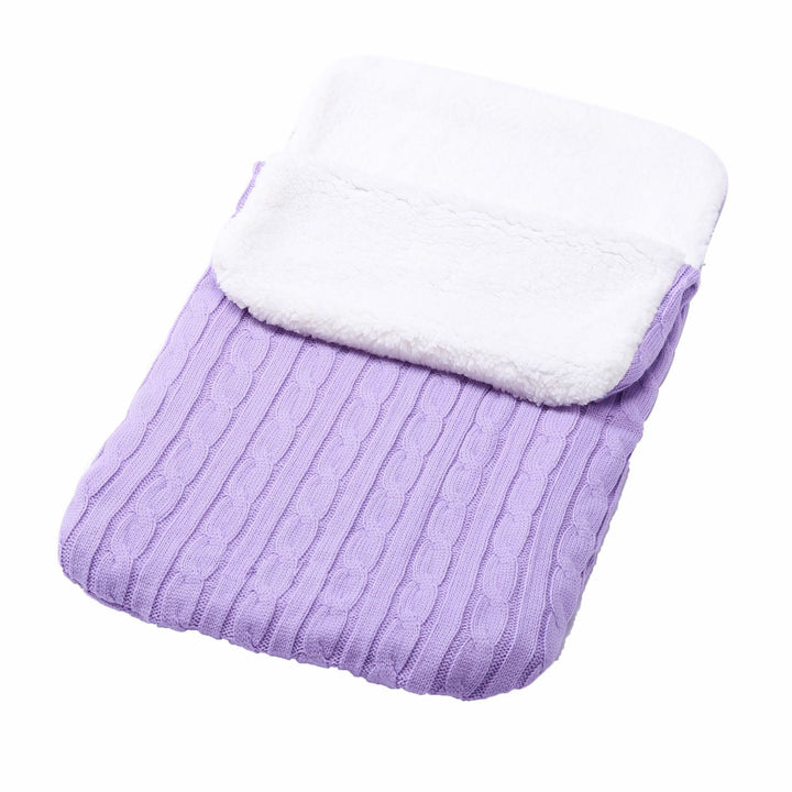 Cozy Fleece-lined Baby Stroller Sleeping Bag Knit Warm Thickened for Extra Comfort - Totostore