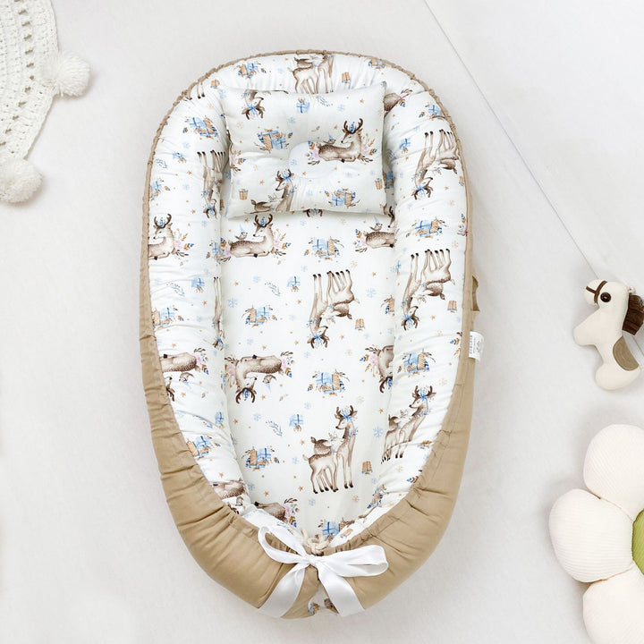 Portable Pure Cotton Baby Nest Bed - Newborn In Bed Bassinet - Soft and Comfortable - Totostore