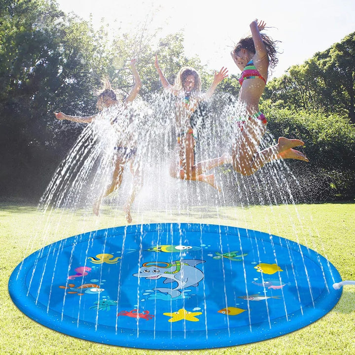 Outdoor Inflatable Water Spray Kids Sprinkler Play PadOutdoor Inflatable Water Spray Kids Sprinkler Play Pad - Totostore