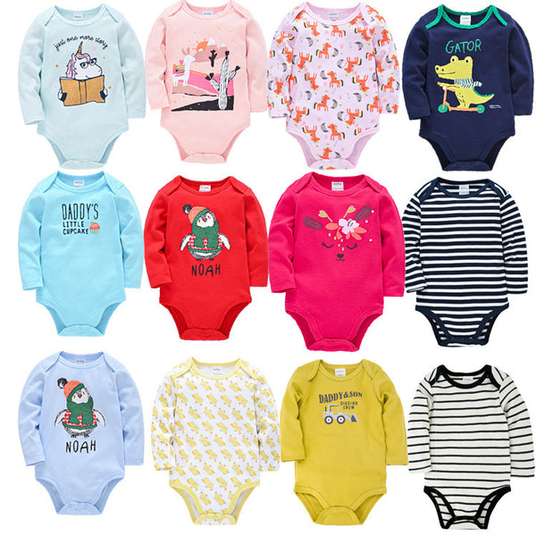 Adorable Comfortable Spring Baby Jumpsuit - Long-Sleeved Romper for Infants - Totostore