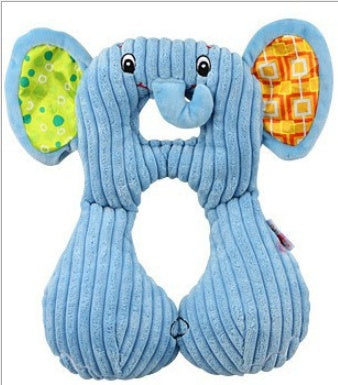 U-Shaped Cartoon Neck Pillow for Children Babies - Car Seat Cushion Seatbelt Protector - Totostore