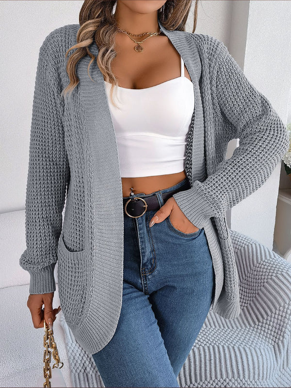 Pocket Knit Sweater Cardigan Jacket - Perfect for Autumn and Winter