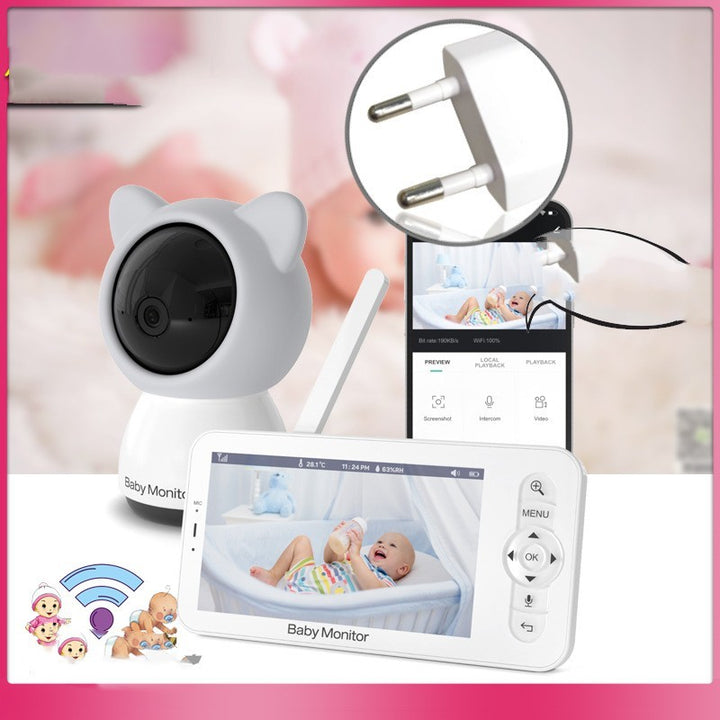 5-Inch HD Wireless Baby Monitor - Perfect for Peaceful Parenting - Totostore