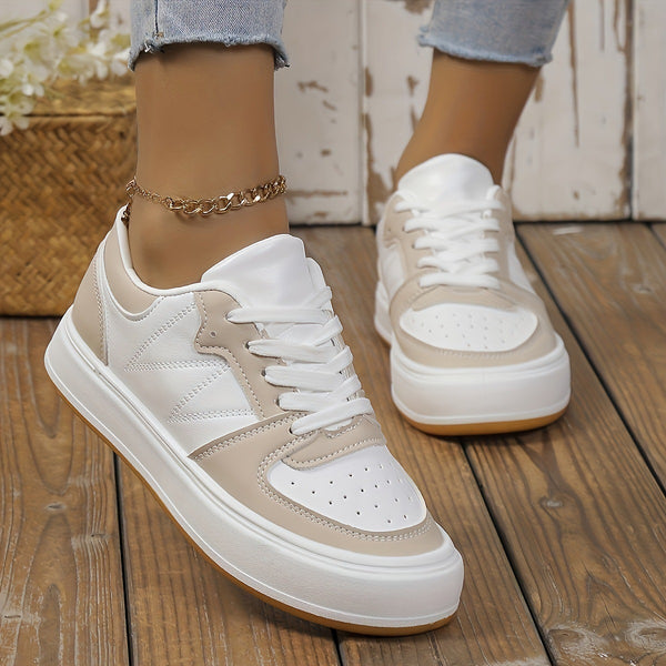 Womens Color-Blocked Casual Shoes Stylish Round Toe for Fashion-Forward OutfitsKeywords Womens Color-Blocked Casual Shoes Round Toe Fashion Style Outfits