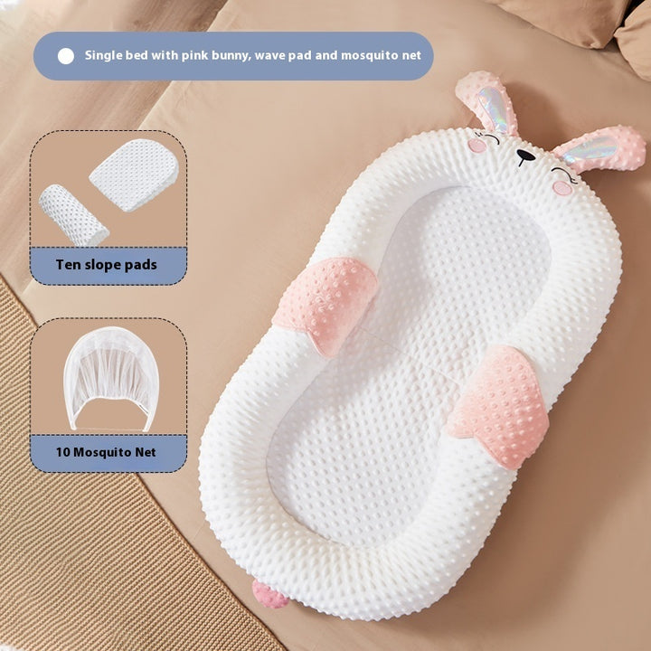 Newborn Baby Suit Portable Bionic Bed with Movable Pressure for Ultimate Comfort - Totostore