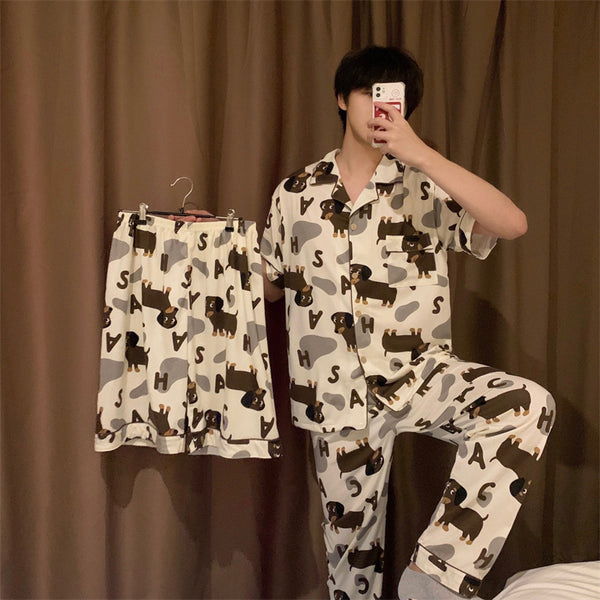 Digital Dog Mens Pajamas - High-Grade Stylish and Comfortable for a Good Nights Sleep