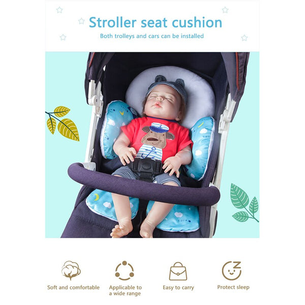 Baby Pusher Pad Thick Baby Protective Cotton Pad Two-sided Upholstered Child Safety Seat Cushion - Totostore