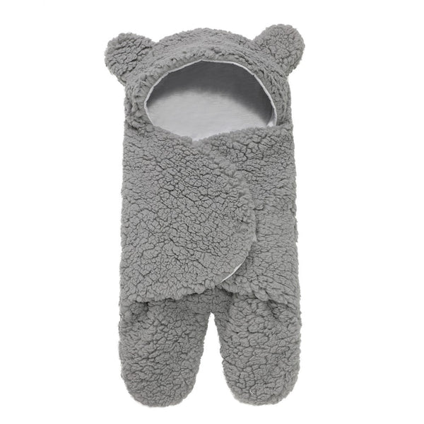 Newborn Lamb Plush Sleeping Bag - Soft and Cozy Swaddle for Babys Sweet Dreams