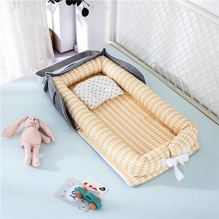 Portable Cotton Baby Bed for Travel - Lightweight and Easy to Assemble - Totostore