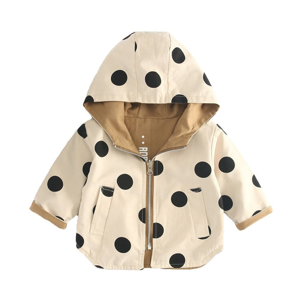 Reversible Windbreak Baby Coat Fall Outerwear for Toddler Boys Girls Dual-Sided Jacket for Children - Totostore