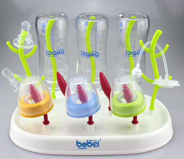 Baby Bottle Drying Rack - Space-saving Tree Design for Cleaning and Draining - Totostore