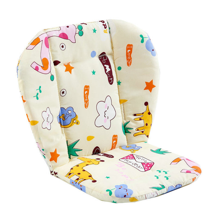 Chil d Highchair Cushion Pad Mat with Cotton Fabric Stroller Attachment - Totostore