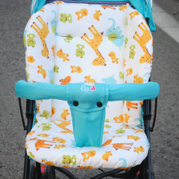 Chil d Highchair Cushion Pad Mat with Cotton Fabric Stroller Attachment - Totostore