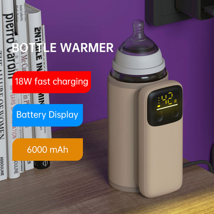 Portable USB Charging Bottle Warmer - Insulated Heating Bag for Milk and Water - Totostore