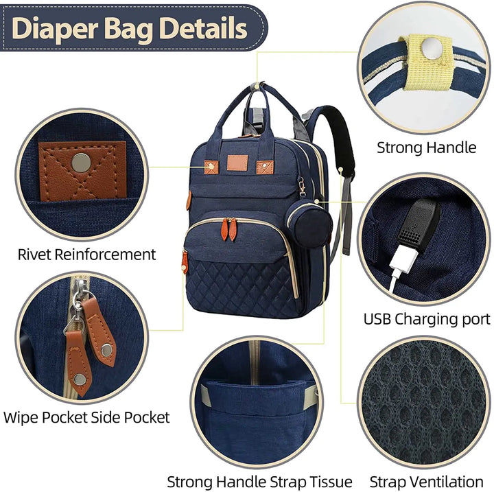 Diaper Station Backpack The Ultimate Convenience for On-the-Go Parents - Totostore